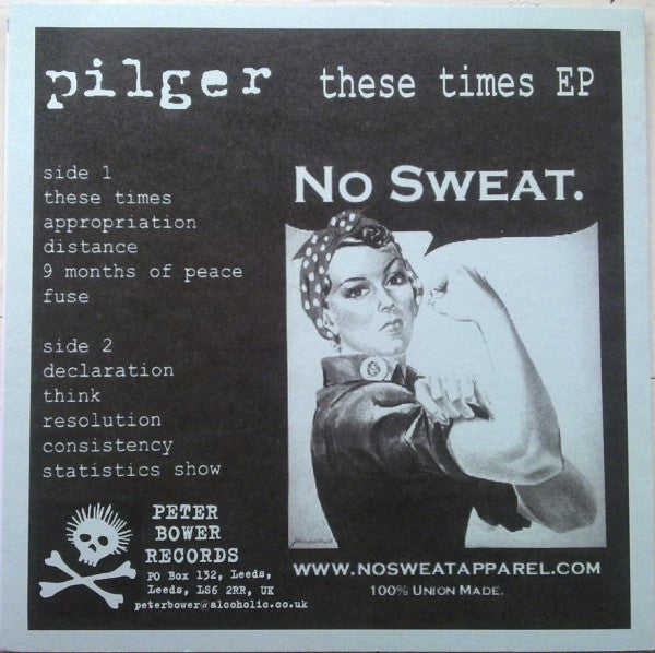 Pilger : These Times EP (7", EP, Bla)