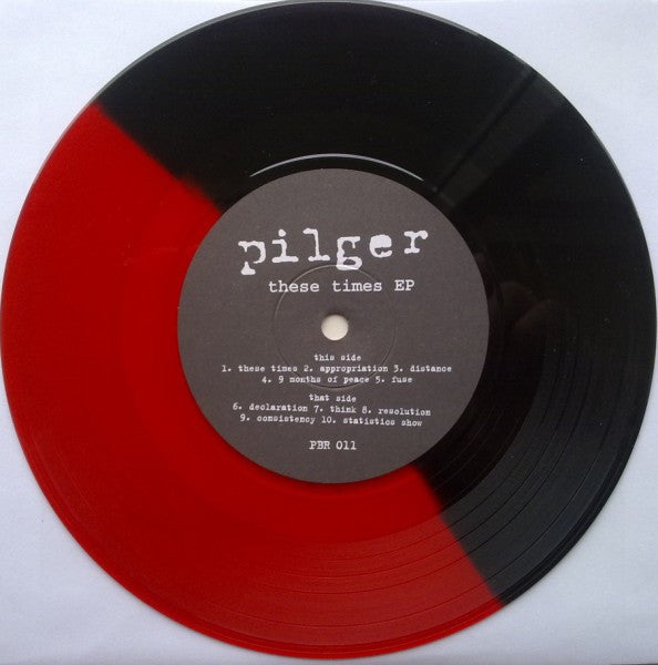 Pilger : These Times EP (7", EP, Bla)