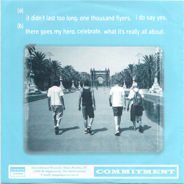 One X More : They Say That You Sold Out (7", EP)