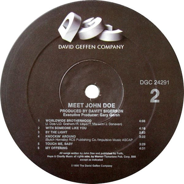 John Doe (2) : Meet John Doe (LP, Album)