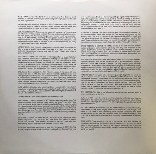 Sunny Day Real Estate : LP2 (2xLP, Album, Ltd, RE, RM, Pin)