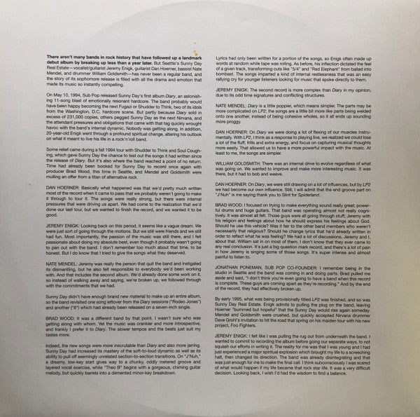 Sunny Day Real Estate : LP2 (2xLP, Album, Ltd, RE, RM, Pin)