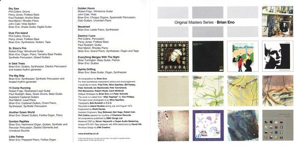 Eno* : Another Green World (CD, Album, RE, RM)