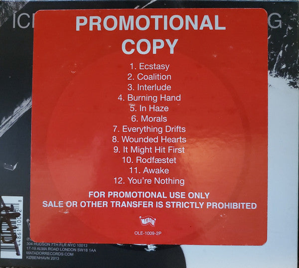Iceage : You're Nothing (CD, Promo)