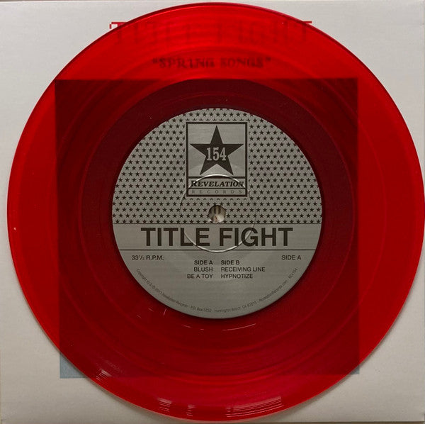 Title Fight : Spring Songs (7", EP, RP, Red)