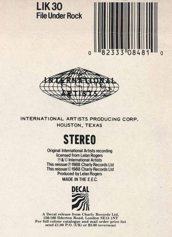 13th Floor Elevators : Live (LP, Album, RE)