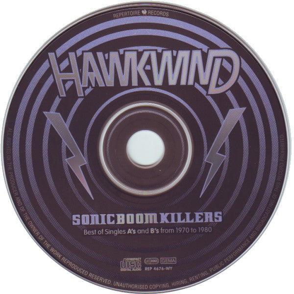 Hawkwind : Sonic Boom Killers (Best Of Singles A's And B's From 1970 To 1980) (CD, Comp, Dig)
