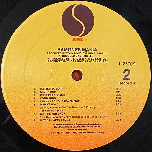Ramones : Ramones Mania (2xLP, Comp, RE, No )