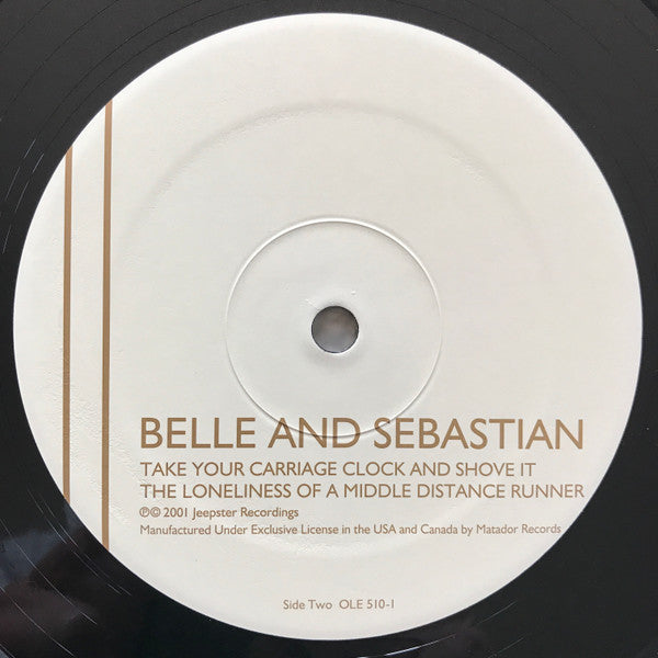 Belle & Sebastian : Sing Jonathan David (12", EP, Single, 150)
