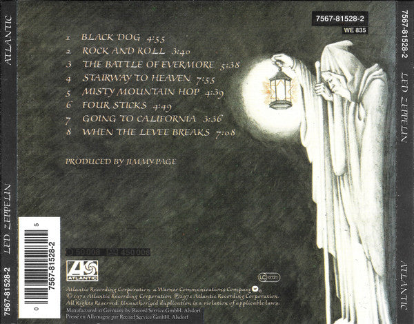 Led Zeppelin : Untitled (CD, Album, RE)
