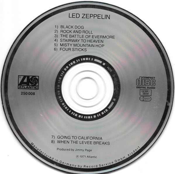 Led Zeppelin : Untitled (CD, Album, RE)