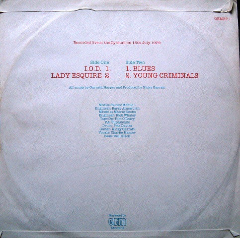 U.K. Subs* : For Export Only (12", EP)