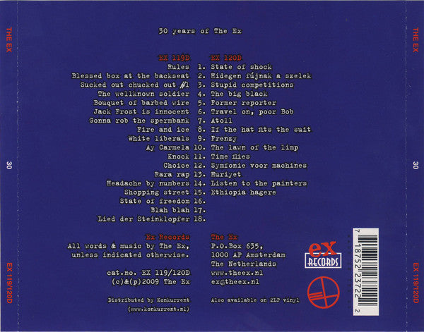 The Ex : 30 (2xCD, Comp, RM)