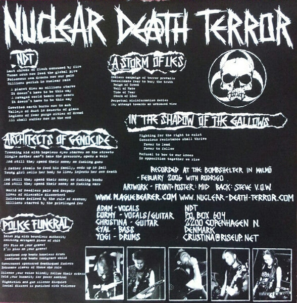 Nuclear Death Terror : Nuclear Death Terror (LP, Album)