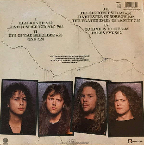 Metallica : ...And Justice For All (2xLP, Album)