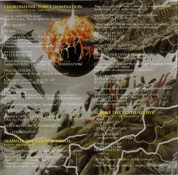 Internal Suffering : Choronzonic Force Domination (CD, Album)
