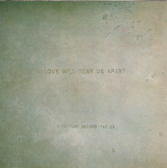 Joy Division : Love Will Tear Us Apart (7", Single)