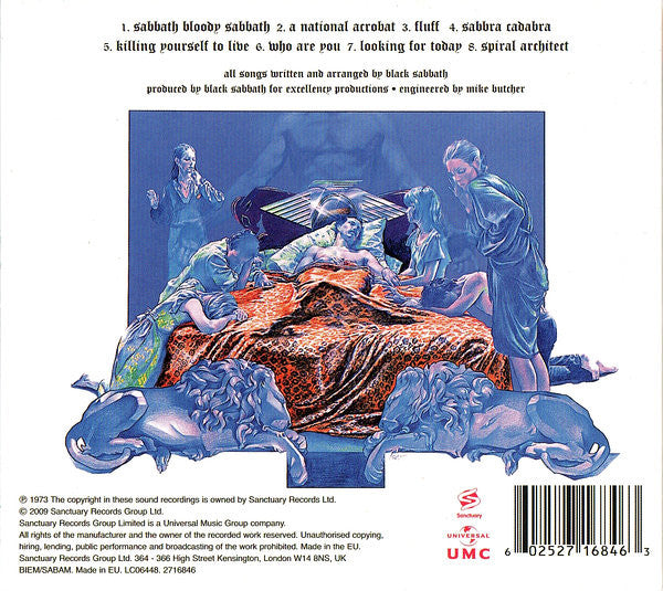 Black Sabbath : Sabbath Bloody Sabbath (CD, Album, RE, RM, Dig)