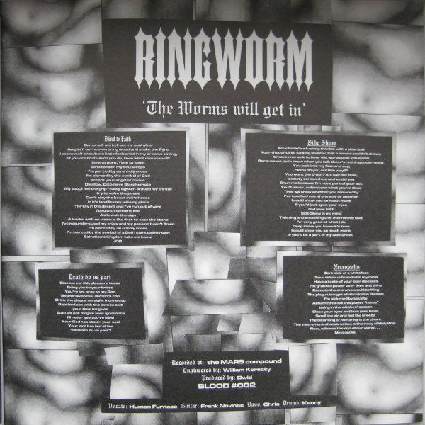 Ringworm : The Worms Will Get In (7", EP, Ltd)