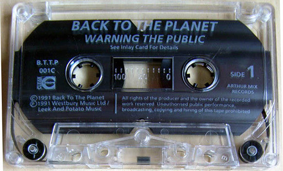 Back To The Planet : Warning The Public (Cass, MiniAlbum)