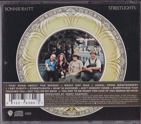 Bonnie Raitt : Streetlights (CD, Album, RE, RM)