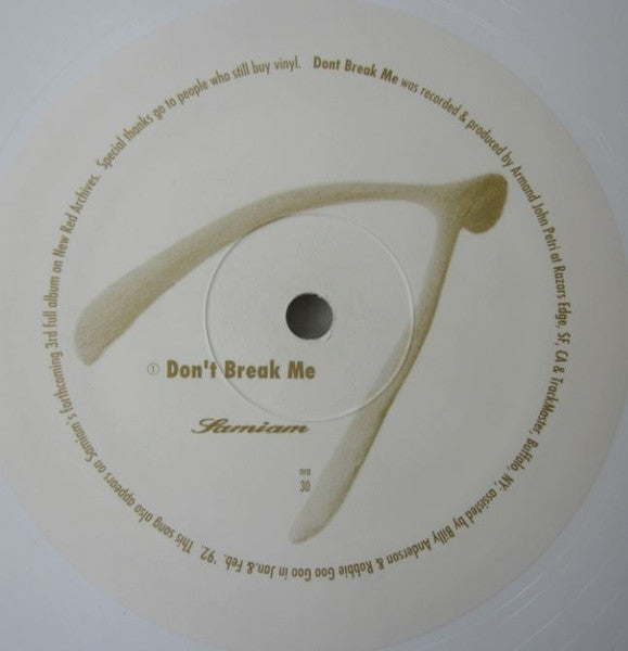 Samiam : Don't Break Me (10", MiniAlbum, Whi)