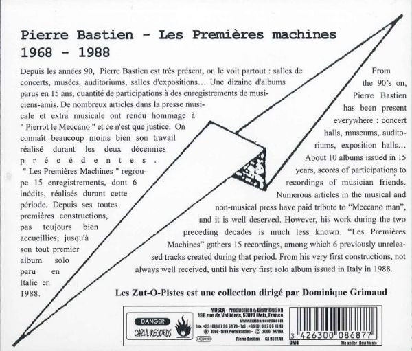 Pierre Bastien : Les Premières Machines 1968 - 1988 (CD, Comp)