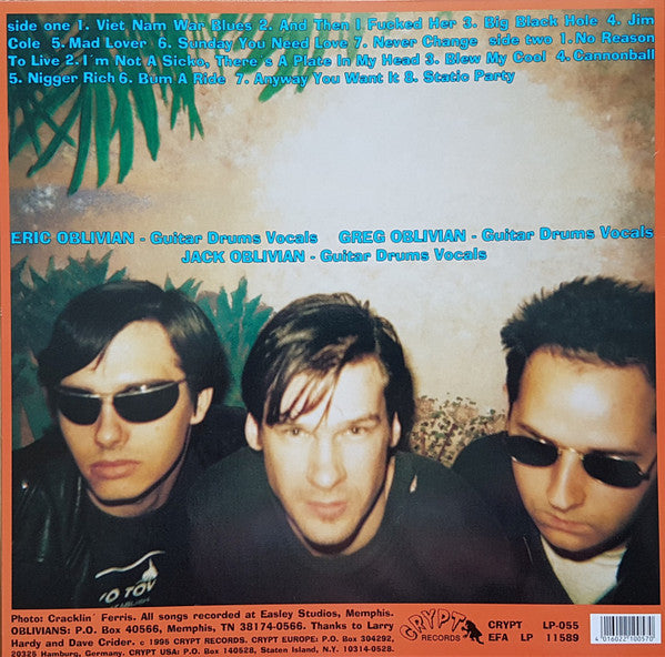Oblivians : Soul Food (LP, Album)