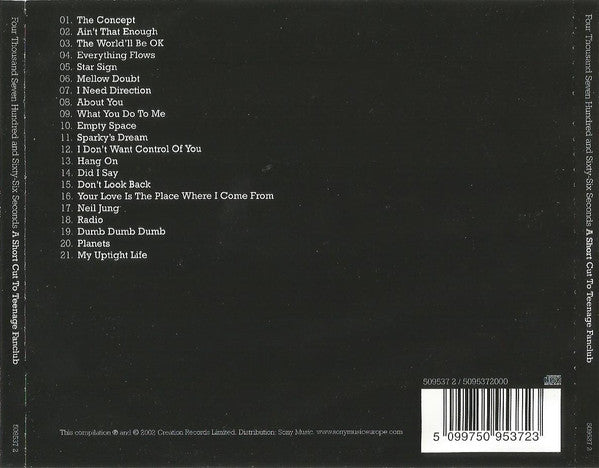 Teenage Fanclub : Four Thousand Seven Hundred And Sixty-Six Seconds - A Short Cut To Teenage Fanclub (CD, Comp)