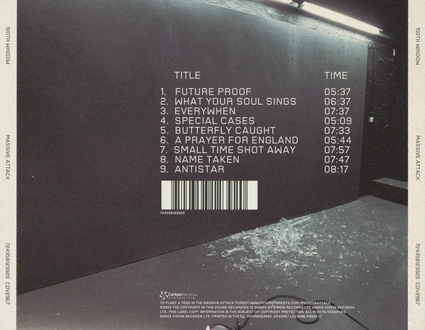 Massive Attack : 100th Window (CD, Album, RP)