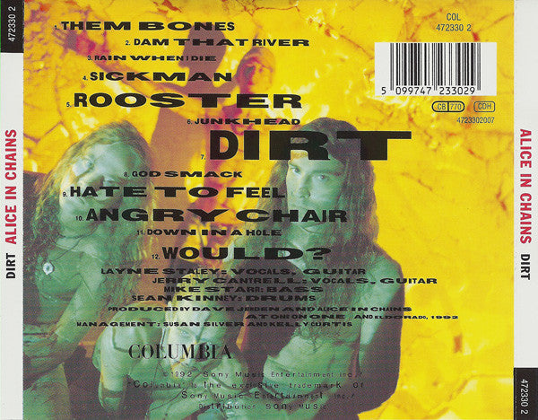 Alice In Chains : Dirt (CD, Album, RE, RP)