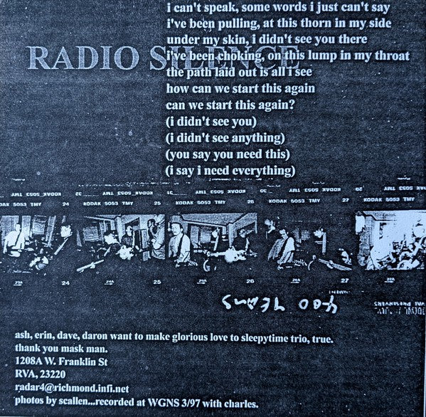 Four Hundred Years / Sleepy Time Trio* : Four Hundred Years / Sleepy Time Trio (7")