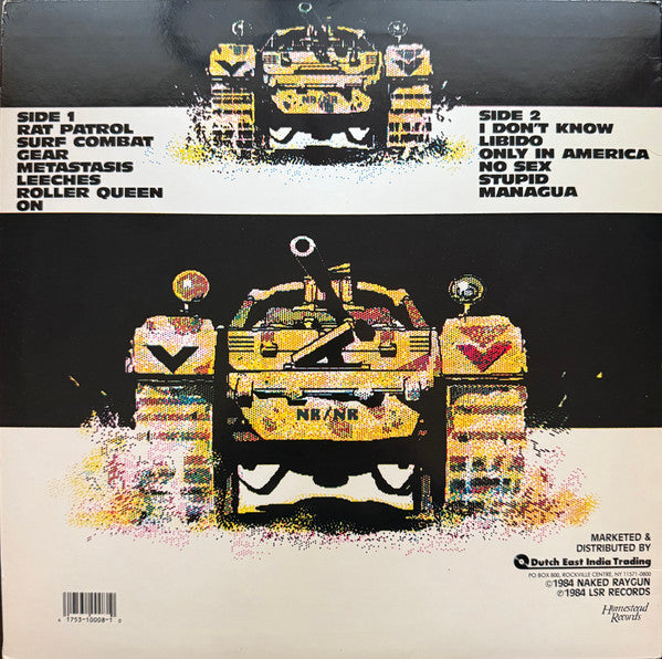 Naked Raygun : Throb Throb (LP, Album, RP, Blu)