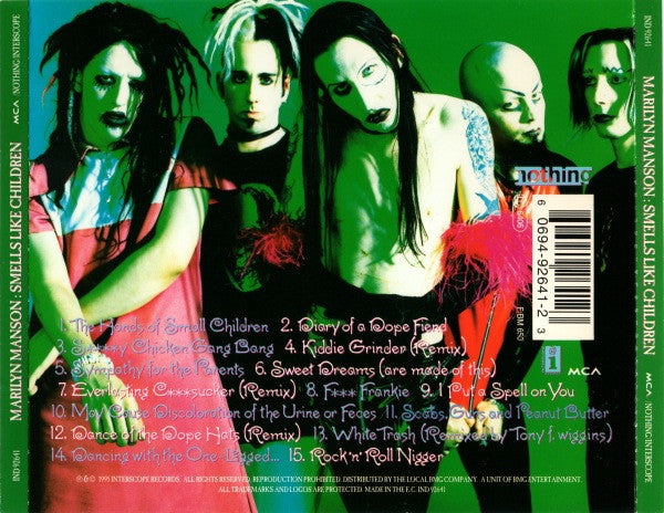 Marilyn Manson : Smells Like Children (CD, EP)