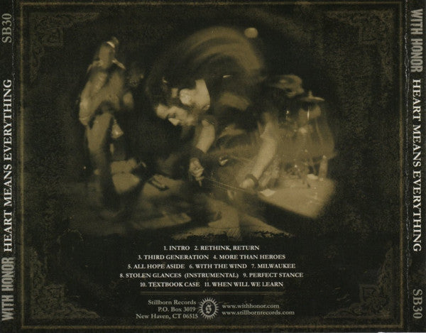 With Honor : Heart Means Everything (CD, Album)