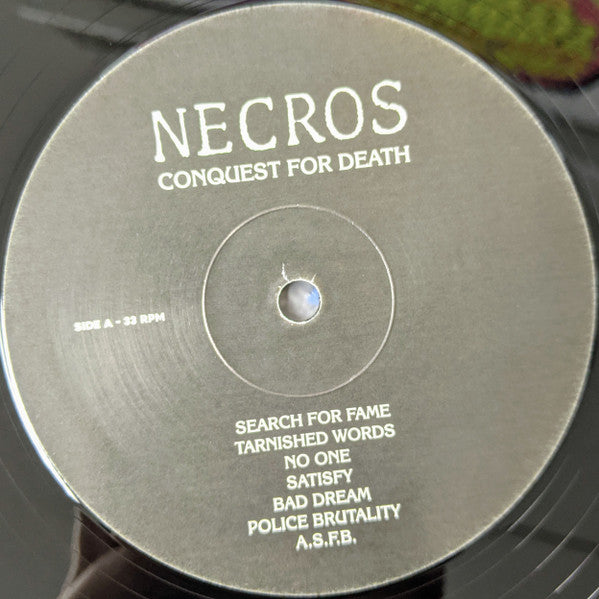 Necros (2) : Conquest For Death (LP, Album, Unofficial)