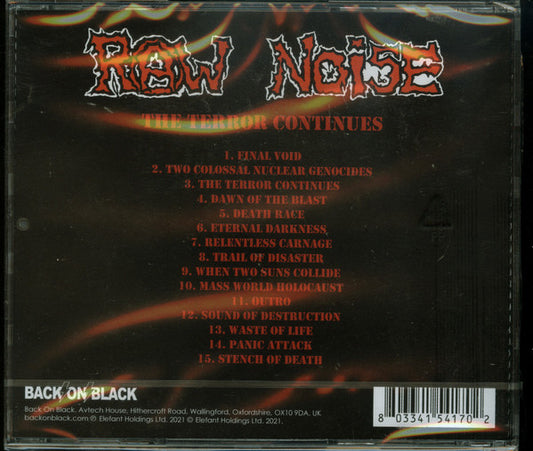 Raw Noise : The Terror Continues (CD, Album, RE)