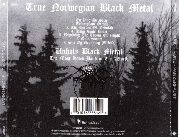Darkthrone : Panzerfaust (CD, Album, RE)