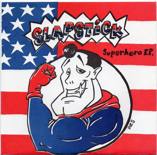 Slapstick : Superhero EP. (7", EP, Red)