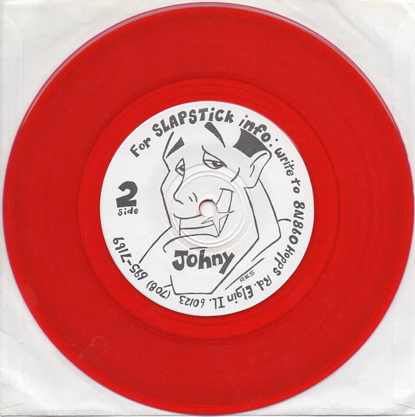 Slapstick : Superhero EP. (7", EP, Red)
