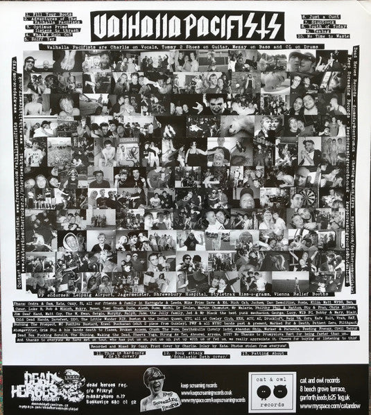 Valhalla Pacifists / Průmyslová Smrt : Valhalla Pacifists / Průmyslová Smrt (12")