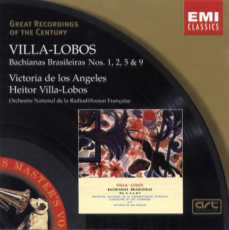 Villa-Lobos* : Victoria De Los Angeles, Heitor Villa-Lobos, Orchestre National De La Radiodiffusion Française* : Bachianas Brasileiras Nos. 1, 2, 5 & 9 (CD, Comp, Mono, RM)