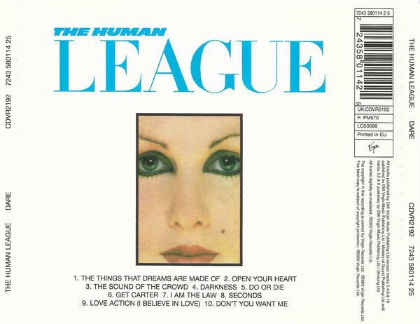 The Human League : Dare (CD, Album, RE, RM)