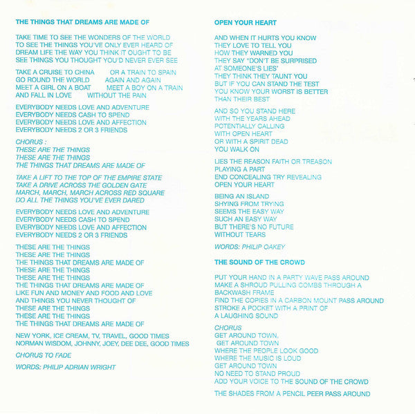 The Human League : Dare (CD, Album, RE, RM)