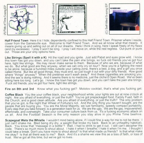 As Friends Rust : Eleven Songs (CD, Comp)