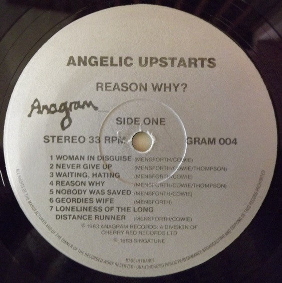 Angelic Upstarts : Reason Why? (LP, Album)