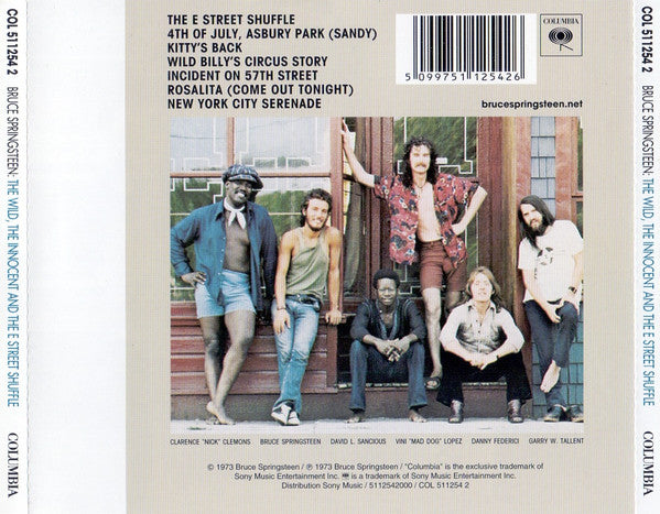 Bruce Springsteen : The Wild, The Innocent & The E Street Shuffle (CD, Album, RE)