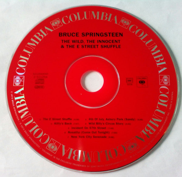 Bruce Springsteen : The Wild, The Innocent & The E Street Shuffle (CD, Album, RE)
