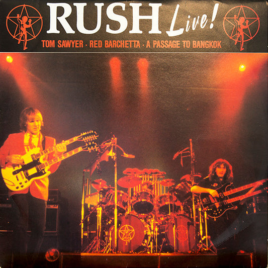 Rush : Live! (12", Single)