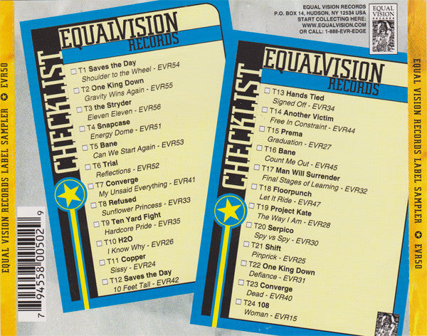 Various : Equal Vision Records Label Sampler (CD, Comp, Smplr)